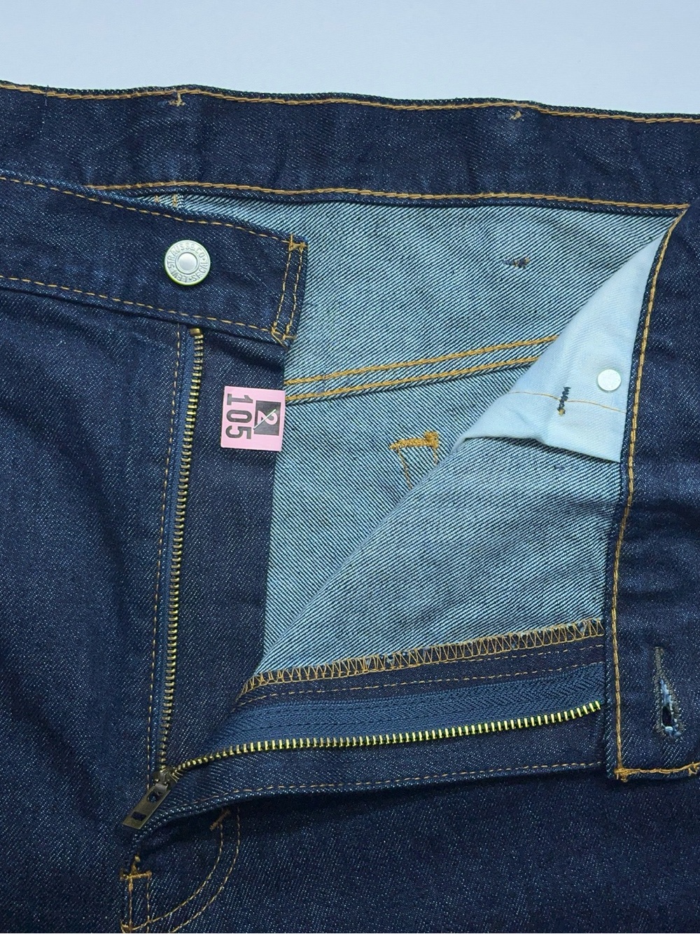 Levi’s 517 Regular Boot Cut Blue Jeans Mens Size 42x28 Dark Wash Tagged 42x30 - Picture 5 of 14